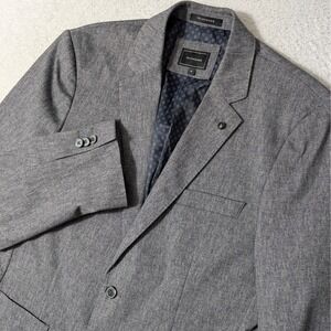 NEW! 7Diamonds Blazer Mens M Grey Torres Stretch Two Button Sport‎ Coat Jacket